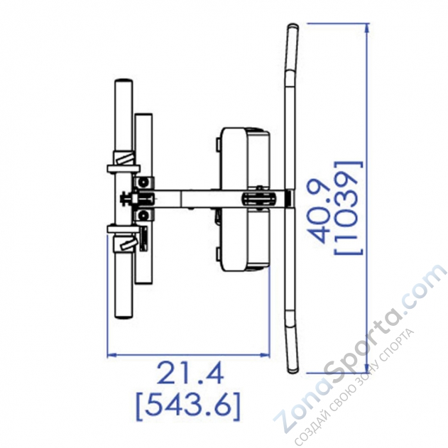 Стойка Powertec Workbench Lat WB-LTA13 Стойка Powertec Workbench Lat WB-LTA13