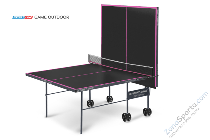 Стол теннисный Game Всепогодный с сеткой Black Стол теннисный Game Всепогодный с сеткой Black