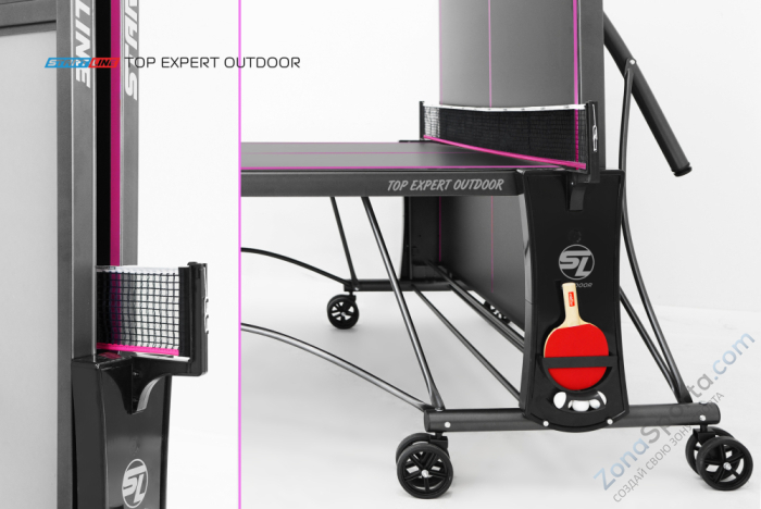 Стол теннисный Start Line Top Expert 6 Всепогодный Black Стол теннисный Start Line Top Expert 6 Всепогодный Black