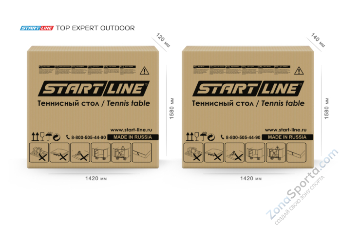 Стол теннисный Start Line Top Expert 6 Всепогодный Black Стол теннисный Start Line Top Expert 6 Всепогодный Black