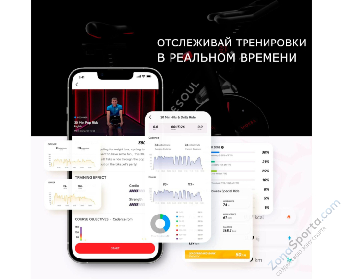 Велотренажер Yesoul Smart M1 Black Велотренажер Yesoul Smart M1 Black