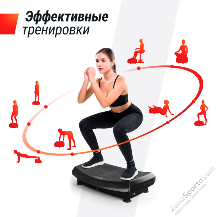 Виброплатформа Unix Fit Boost 4D Black Виброплатформа Unix Fit Boost 4D Black