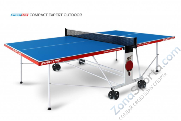 Всепогодный теннисный стол Start Line Compact Expert Outdoor 4 blue Всепогодный теннисный стол Start Line Compact Expert Outdoor 4 blue