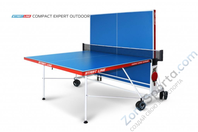 Всепогодный теннисный стол Start Line Compact Expert Outdoor 4 blue Всепогодный теннисный стол Start Line Compact Expert Outdoor 4 blue