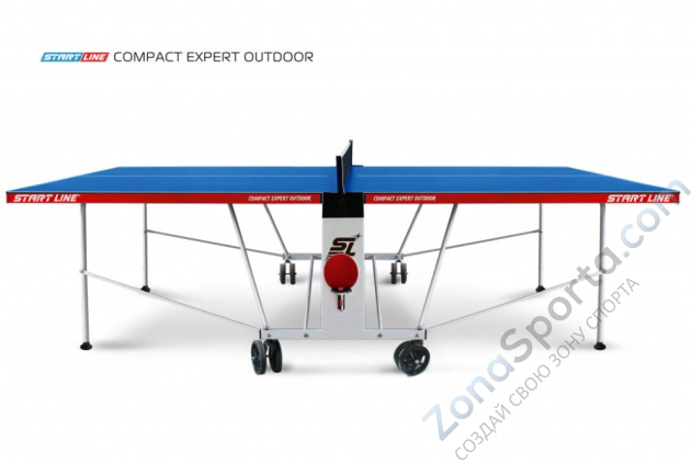 Всепогодный теннисный стол Start Line Compact Expert Outdoor 6 blue Всепогодный теннисный стол Start Line Compact Expert Outdoor 6 blue