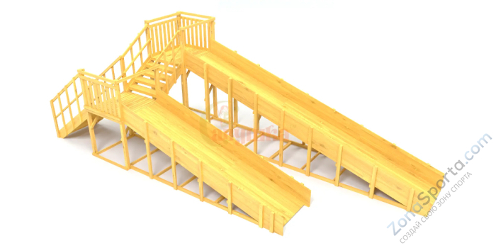 Зимняя горка Савушка Зима Wood-7 Зимняя горка Савушка Зима Wood-7
