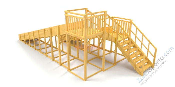 Зимняя горка Савушка Зима Wood-7 Зимняя горка Савушка Зима Wood-7