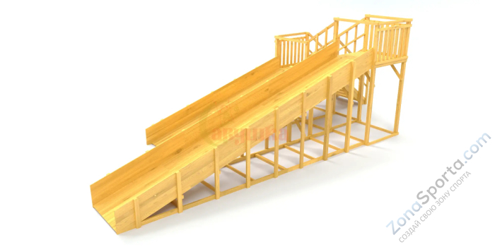 Зимняя горка Савушка Зима Wood-7 Зимняя горка Савушка Зима Wood-7